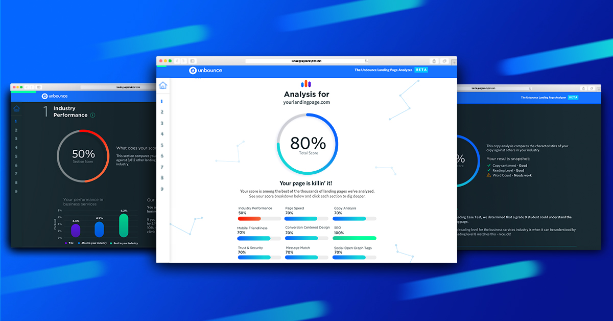 Boost Your Conversion Rates With Unbounce’s Landing Page Analyzer